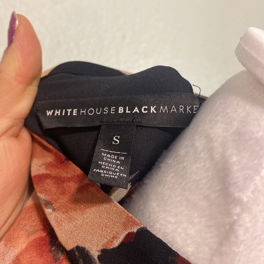 White House Black Market Orange Sheath Dress with Bell Sleeves, Women's Sz Small - Picture 2 of 11